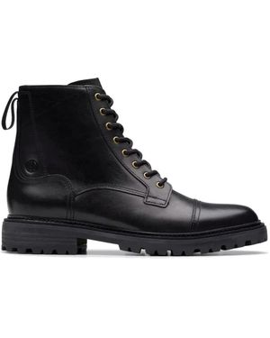 Clarks Lace-Up Boots - Black