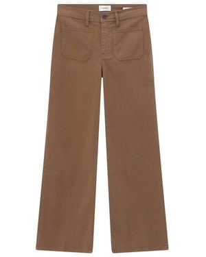 FRAME Wide Trousers - Brown