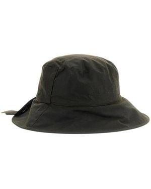 Barbour Accessoires ,Groen ,Katoen Brambling Wax Hat - Zwart