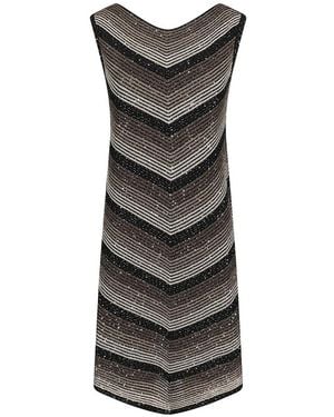 D.exterior Short Dresses - Grey