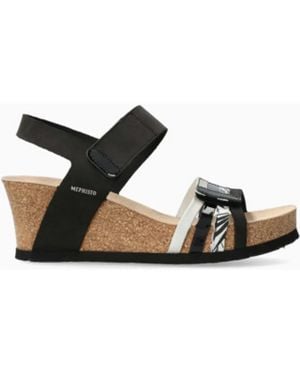 Mephisto Schwarze Damensandalen Stilvolle Option