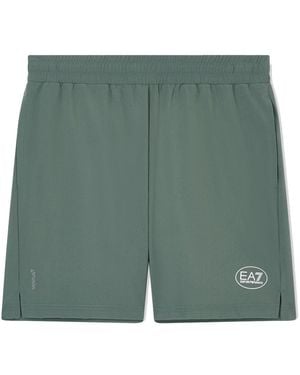 EA7 Korte Broeken ,Groen ,Polyester Shorts