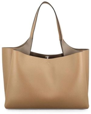 Tod's Tassen ,Bruin ,T Timeless Leren Tote - Naturel