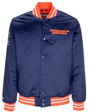 Mitchell & Ness Bomber Jackets - Blue
