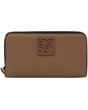 ARMANI EXCHANGE Wallets & Cardholders - Marrón
