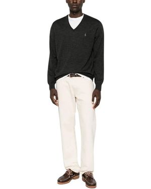 Polo Ralph Lauren Pullover Mit V-Ausschnitt - Schwarz