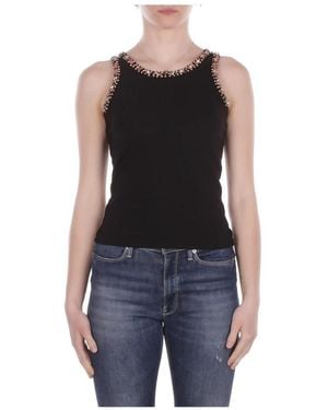 John Richmond Sleeveless Tops - Black