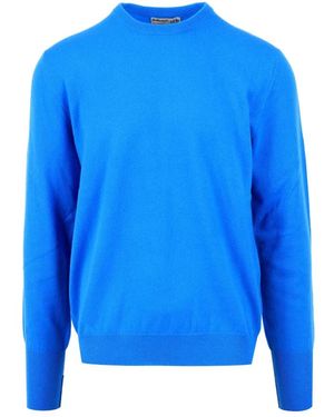 Ballantyne Truien & Vesten ,Blauw ,Kasjmier Sweatshirt