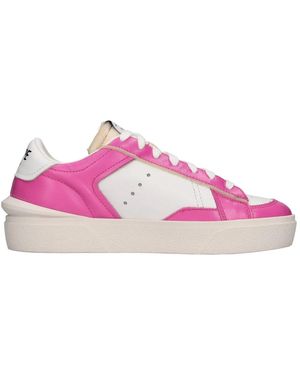 Strype Schoenen ,Roze ,Leer Sneakers Multi Colour