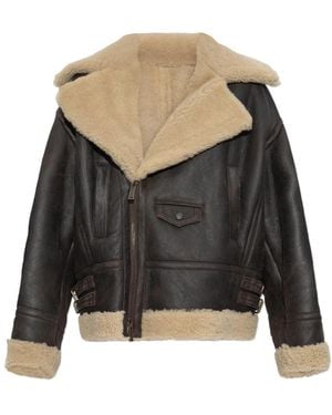 DSquared² Lederjacke - Grau