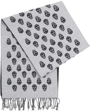 McQueen Winter Scarves - Grey