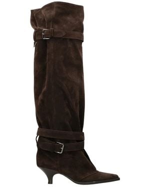 Elena Iachi Heeled Boots - Marron