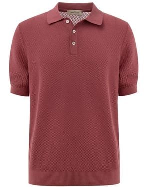 Gran Sasso Polo Shirts - Red