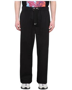 Versace Straight Trousers - Black