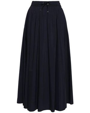 Herno Rokken ,Blauw ,Nylon Light Nylon Stretch Rok