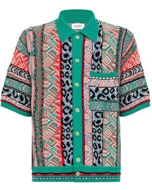 Laneus Short Sleeve Shirts - Green