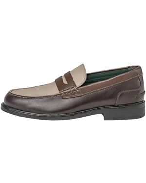 Clarks Schoenen ,Bruin ,Leer Craft James Lo
