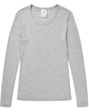 Munthe Niedliches Top & T-Shirt Grau