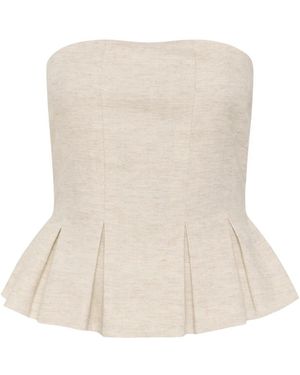 Gestuz Tops ,Leer Gzriava Corsage - Naturel