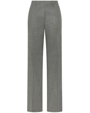 Cruna Straight Trousers - Gris
