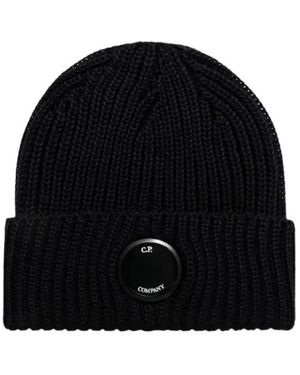 C.P. Company Accessoires ,Zwart ,Gebreide Muts