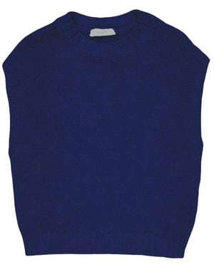 Zanone Round-Neck Knitwear - Blue