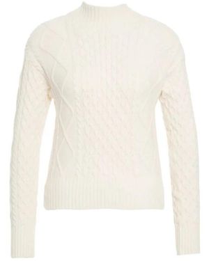 Kaos Round-Neck Knitwear - Wit