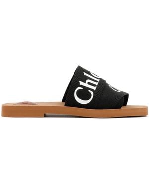 Chloé Sliders - Black
