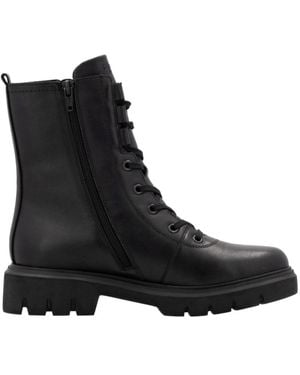 Remonte Lace-Up Boots - Black