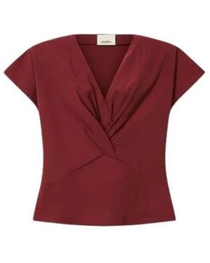 Isabel Marant Overhemden ,Rood ,Katoen Nadrine T-Shirt