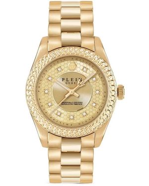 Philipp Plein Damenuhr Queen Supreme Champagner Pw7Fa0526 - Mettallic