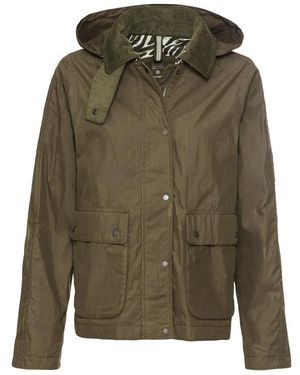 Camel Active Corduroy Kraag Jas - Groen