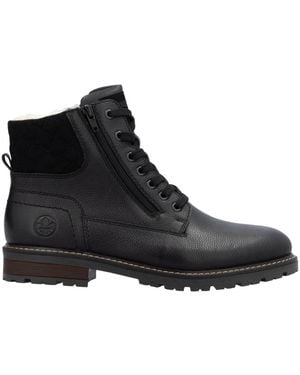 Rieker Lace-Up Boots - Black