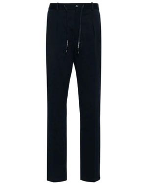 Circolo 1901 Broeken ,Blauw ,Katoen Broek Met Trekkoord En Plooien