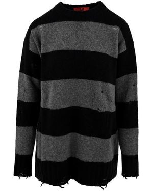Aniye By Round-Neck Knitwear - Black