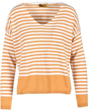 EBARRITO Maglia V-Neck Truien - Meerkleurig