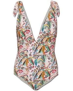 Etro Badmode ,Veelkleurig ,Eendelig Badpak Met Paisley Bloemenpatroon - Meerkleurig