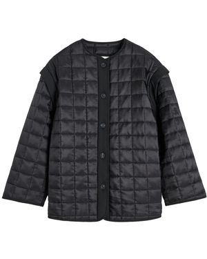 By Malene Birger Jassen ,Zwart ,Minimalistische Gewatteerde Jas