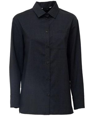Max Mara Camicia Basic - Blau