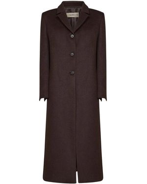 Blanca Vita Single-Breasted Coats - Marrón
