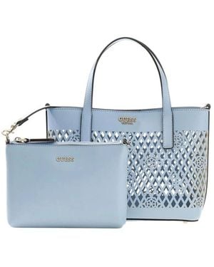 Guess Tote Bags - Blue
