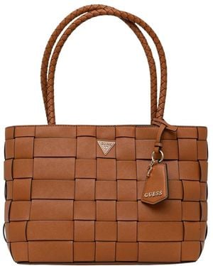 Guess Maylee Henkeltasche - Braun