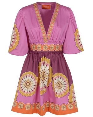 La DoubleJ Bunte Margherita Kleid Für Frauen - Lila