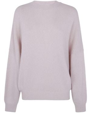 KHAITE Round-Neck Knitwear - Morado