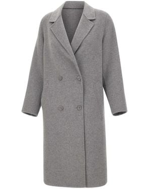 Kaos Double-Breasted Coats - Grey