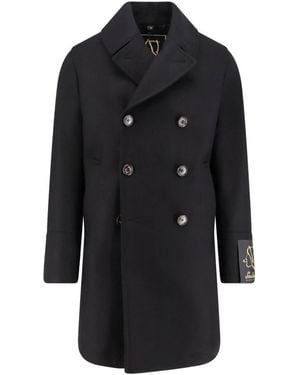 Sealup Double-Breasted Coats - Nero