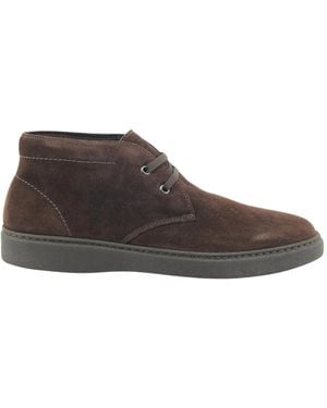 Frau Lace-Up Boots - Brown