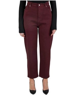 Kiton Straight Jeans - Red