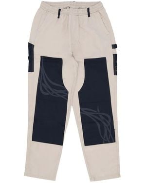 DOLLY NOIRE Straight Trousers - Blue