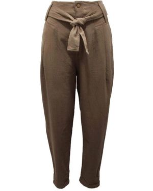 Twinset Straight Jeans - Marrone